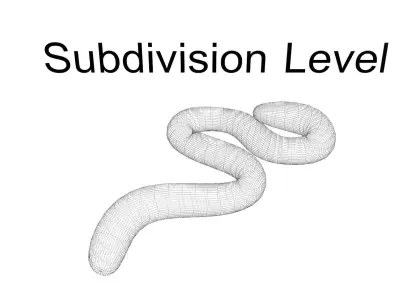 Worms Set 3D model