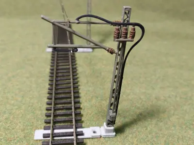 Catenery Power Pole type A 1-87 FDM 3D print model