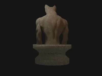 Statuedog Model 3D model