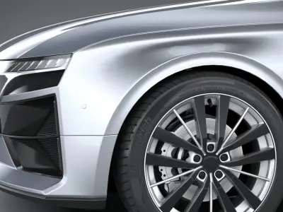 Generic Sedan EV 2023 3D model purchase
