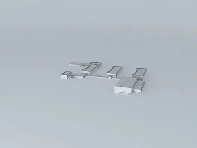 Elementary School of Dana and Emil Zatopek Trinec Free 3D model