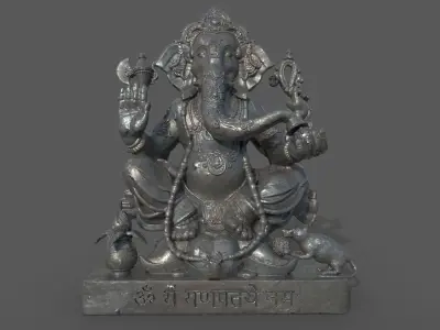 Ganesha statue 3D print model