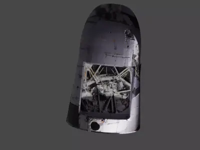 Damaged Space Capsule 3D model