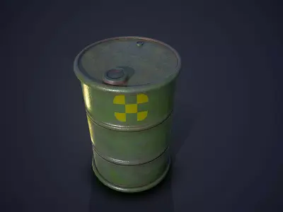 OilBarrel01-MorisonDesign Free low-poly 3D model