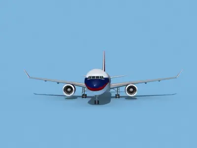 Boeing 767-400 Delta 2 3D model