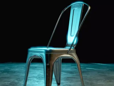 Chase Industrial Chair 3D model
