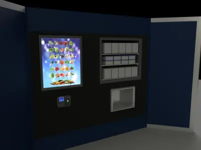 Vender Machine 3D model 3D model