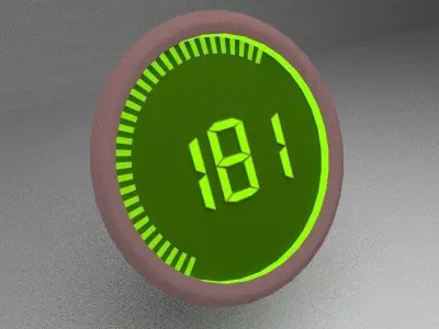 Power gauge 3D model