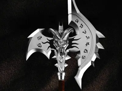 WOW Shadowmourne The legendary two-handed axe  3D model