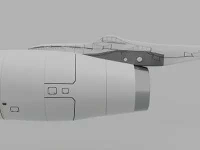 Aeroplan Engine  3D model