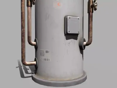 Boiler Low-poly 3D model