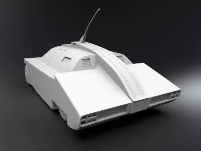 Maximum Security Vehicle scale model 3D print model