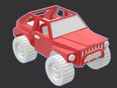 Toy Jeep Model 3D print model purchase
