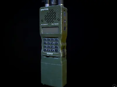 Military Radio AN PRC-152 Low-poly 3D model