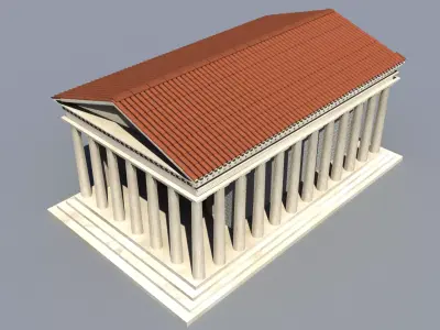 Ancient Temple 3D model order