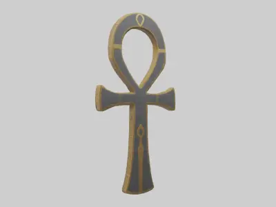 Ankhsymbol Model 1 Low-poly 3D model