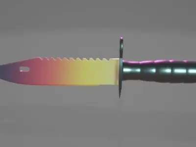 Dummy Bayonette Knife 3D model Free 3D print model