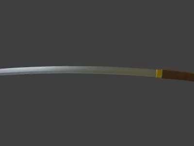 Sword - Katana Low-poly 3D model purchase