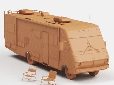 Fleetwood Bounder 1986 3D print model purchase