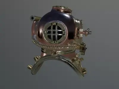 seaman helmet Free 3D model