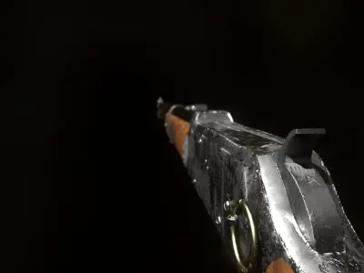 Winchester Model 1894 Low-poly 3D model
