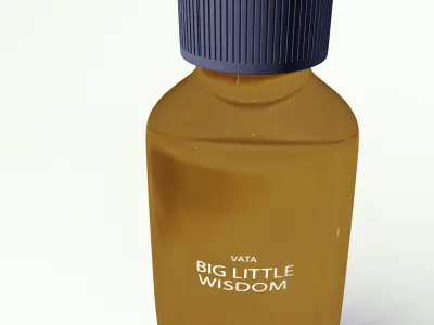 liqued-soap-Refreshing bio little vodka bottle mockup 3D model