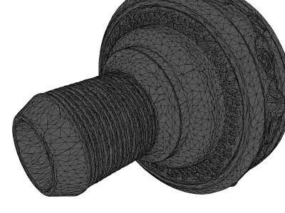 Futuristic Energy Core Component 3D model