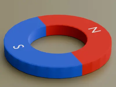 Educational Low-Poly 3D Magnet Collection Free low-poly 3D model