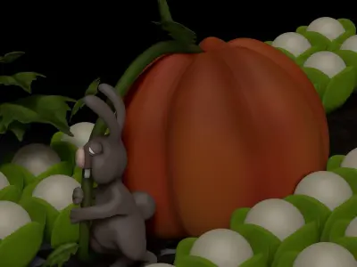 Zbrush Rabbit sculpt 3D model