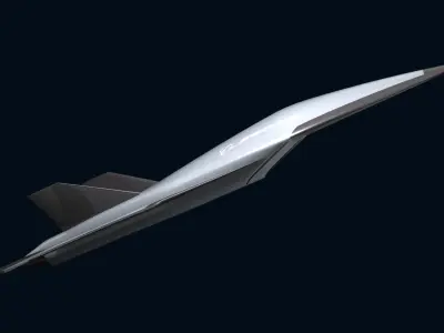 Reusable Hypersonic Aircraft 3D model