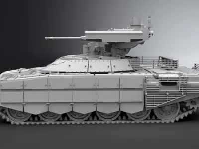 BMPT Terminator 2 Scale model 3D print model