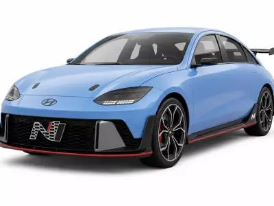 Hyundai RN22e Concept High Performance Electric Sports Sedan  3D model