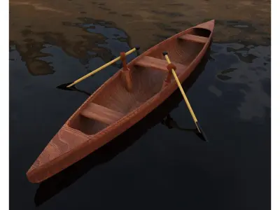 Rowing Boat 3D print model