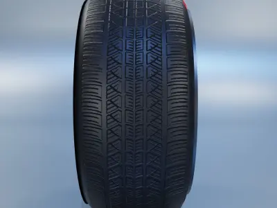 Enkei Tms Sport Wheel Low-poly 3D model
