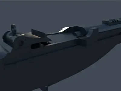 IC-14 shotgun 3D model