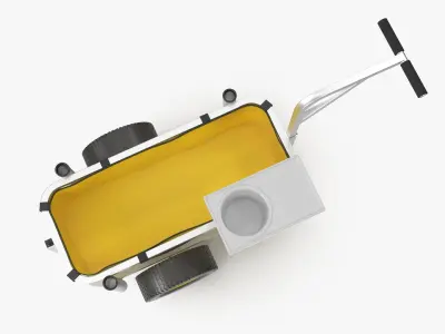 Beach Fishing Cart 3D Model