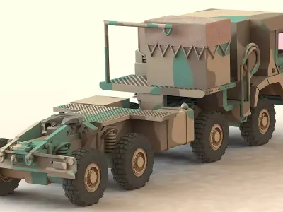 MAN CAT A1 8x8 Cargo Truck 3D print model