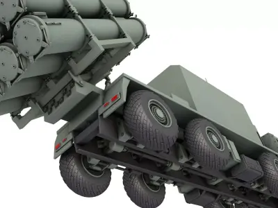 Bal-e Missile Launcher - SSC-6 Sennight - Bal-E 3K60 Bal 3D model