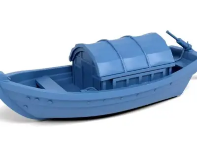 Japanese Ship 3D print model