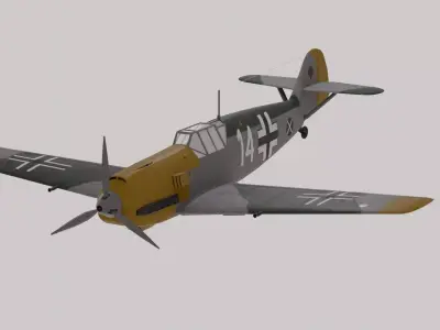 Messerschmitt BF 109 E 3D model