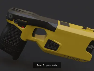 Taser X2 and Taser 7 - Game ready models 3D Model Pack