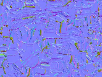 Futuristic Gun 3D model 4