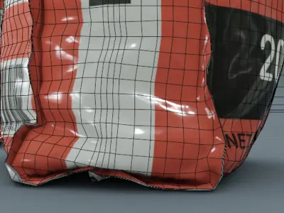 Dog Food Bag 1 3D model