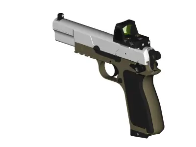 Browning Hi-Power modern CAD project 3D model