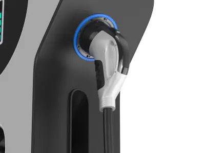 Two Detailed Electric Charger Machines 3D model