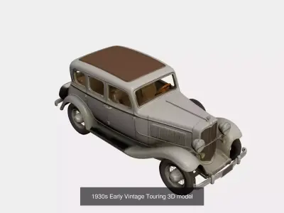 Antique Classic Cars  Pack Timeless Vintage Vehicle 5 Models