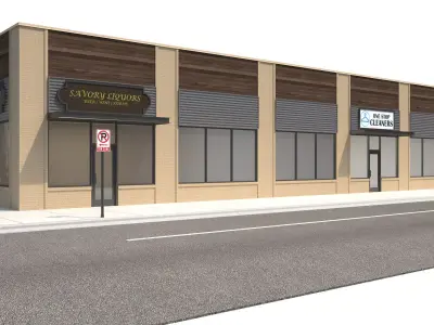 Retail-066 Retail Store 3D model