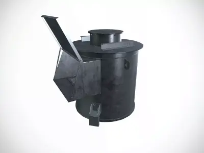 Collecting Silo Low-poly 3D model