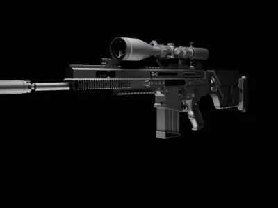 scar 20 3D model