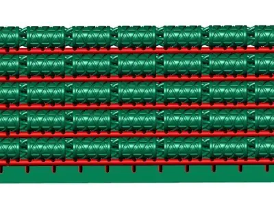 9mm Top Selling chain with triangle patterns antique  3D print model